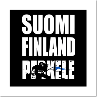 Suomi Finland Perkele Posters and Art